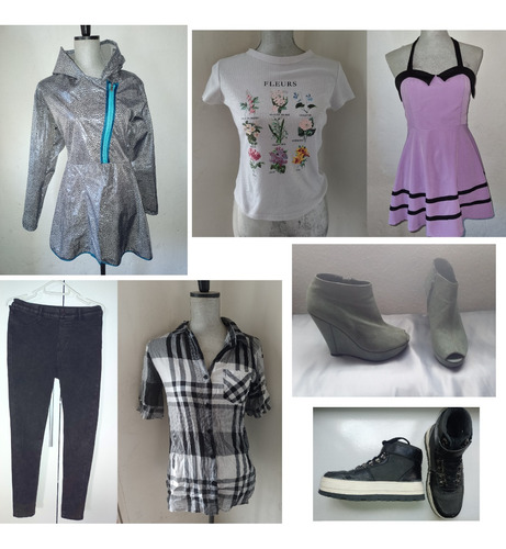 Lote De Ropa X 17 Prendas Calzado Jean Campera Remeras 