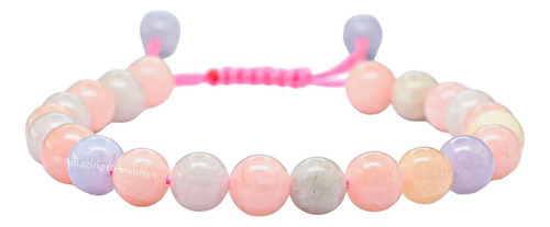 Pulsera De Morganita Regalos De Mujeres Pulsera De Cris...