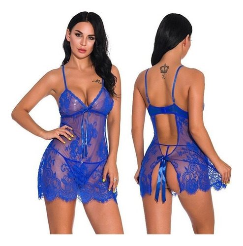 Camisola Encaje Sexy Lujo Sensual Femenino Al Por Mayor [u]