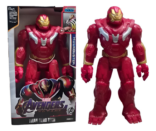 Boneco Homem De Ferro Hulkbuster 30cm Vingadores Avengers