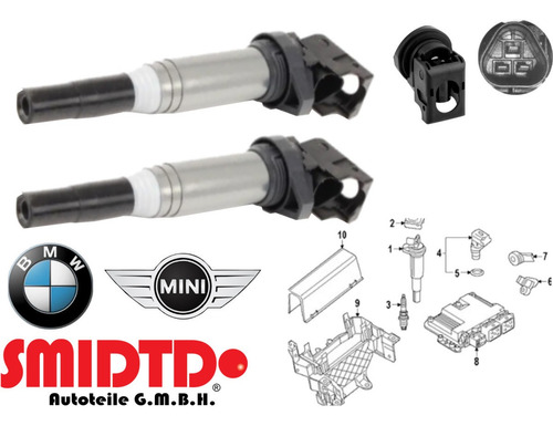 2 Bobinas De Encendido T/lapiz Mini Cooper Countryman 11-16