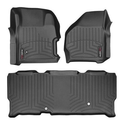 Tapetes Weathertech F-250/350/450 2000-2006-1ra+2da Filas