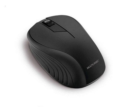 Mouse Inalámbrico Engomado Multilaser Mo212 Negro