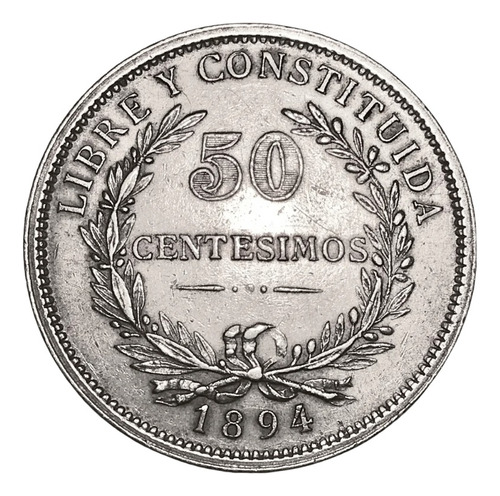 Mg* Moneda Uruguay - 50 Centésimos 1894