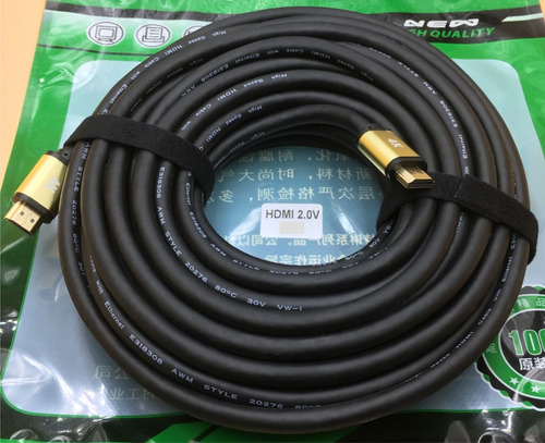 Cable Hdmi 5mts Versión 2.0 4k Hdmi Ful Hd Conector Metal