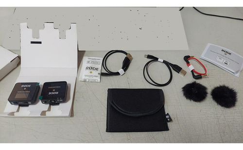 Microfone Sem Fio Rode Wireless Go- Black Cor Preto Opem Box (Recondicionado)