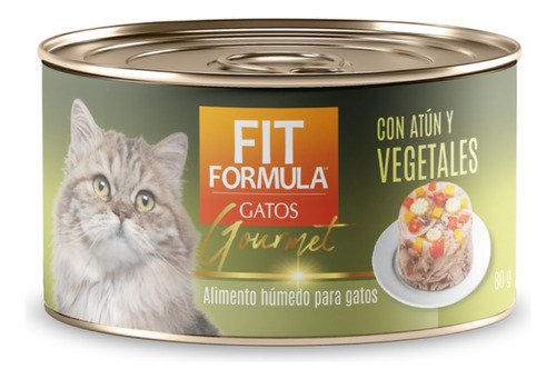 Alimento Humedo Premium Lata Gourmet Verduras Para Gatos