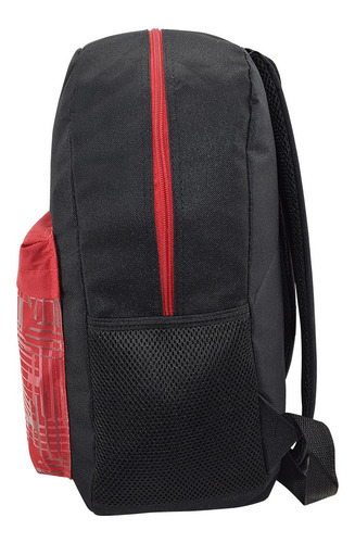 Imagen 5 de 8 de Slazenger Mochila Large Textil Rojo Negro Unisex 82632
