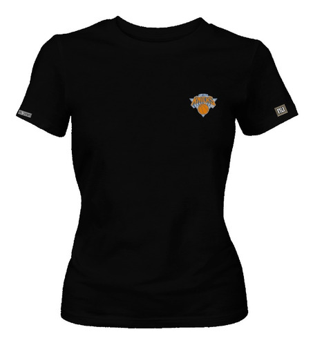 Camiseta New York Knicks Logo Basquet Dama Mujer Phd