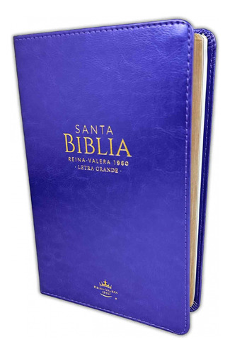 Biblia Rvr1960 Manual Letra Grande Lila