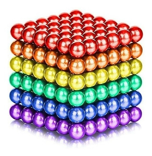 Cubo Magico Imantado Multicolor Antistress Para Adultos Emol