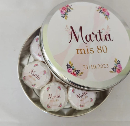 Souvenirs Jabon En Lata X 60 Personalizada