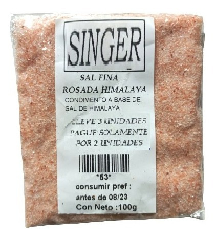 Sal Rosada Del Himalaya 100gr. Lleve 3 Pague 2.