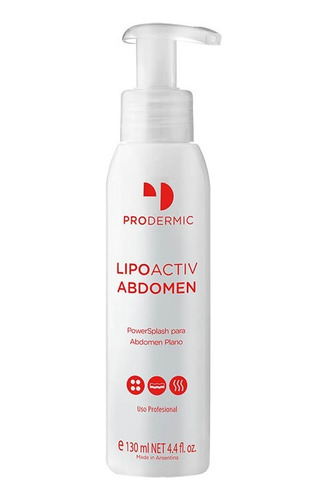 Lipoactiv Abdomen 130ml Prodermic- Abdomen Plano Quema Grasa