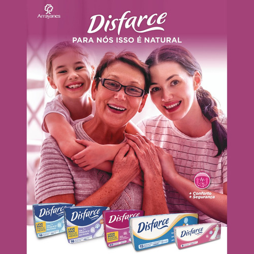 Disfarce Absorvente Incontinência Leve 180 Unid