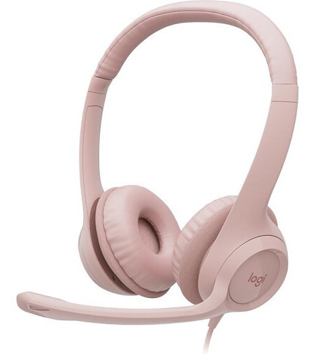 Auriculares Logitech H390 Rose