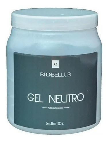 Gel Neutro Biobellus 1 Kg Reductor Electrodos Profesional X6