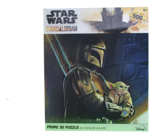 Puzzle Rompecabezas Prime 3d Star Wars The Mandalorian 500