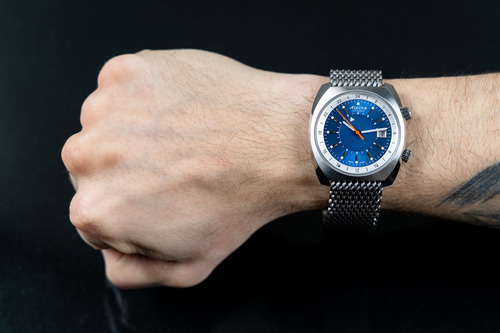 Relógio Alpina Startimer Pilot Heritage Gmt Automatic Prateado