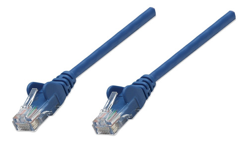 Cable De Red Intellinet 3mts (10 Pies) Cat 5e Utp Azul