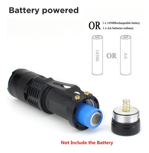 . 1 Mini Linterna Ultravioleta De Luz Negra