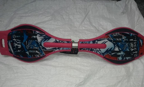 Skate Duas 2 Rodas Waveboard Longboard Surf Rua Rocking