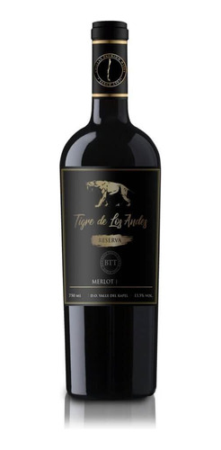 Vinho Tinto Chileno Tigre De Los Andes Reserva Merlot