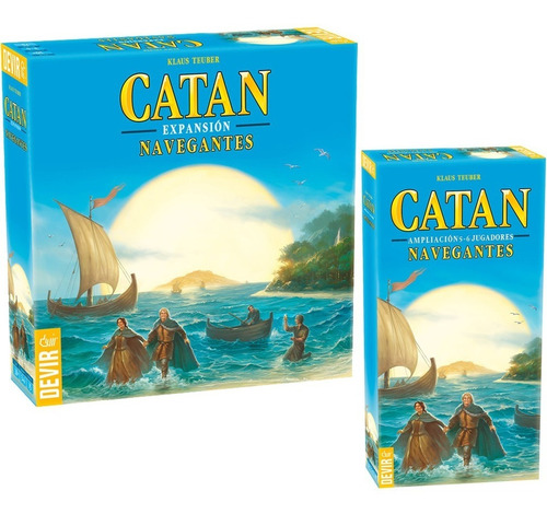 Catan Navegantes + Ampliacion 6 Jugadores Devir Microcentro