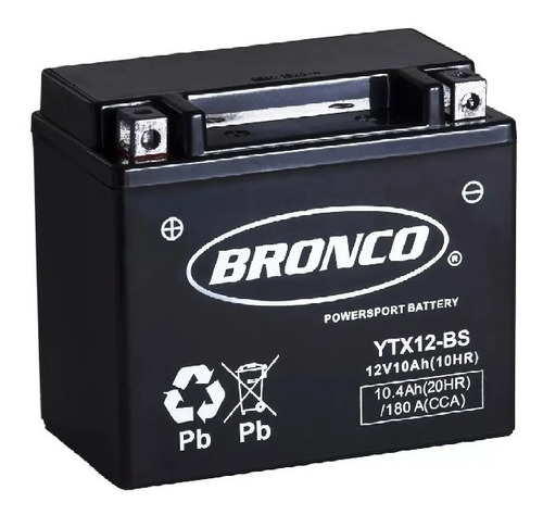 Bateria Bronco Ytx12 Bs De Gel Hyosung Sym Citycom