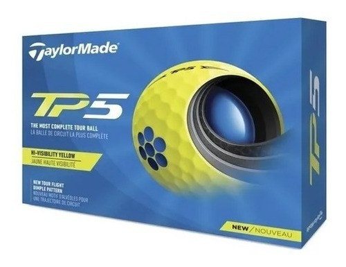 Kaddygolf Pelotas Golf Taylormade Tp5 Amarilla  - Caja X12 