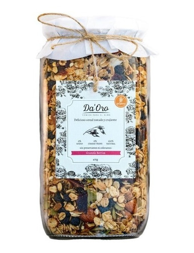 Granola Sin Gluten Berries Certificada- 100% Natural - Daoro