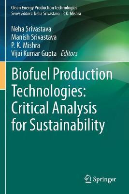 Libro Biofuel Production Technologies: Critical Analysis ...