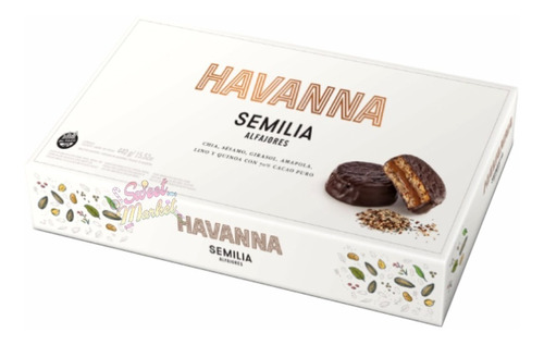 Alfajores Havanna Con Semillas X9 Unidades - Sweet Market