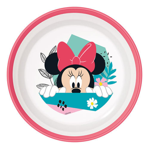 Bowl Bicolor Nonslip Premium Minnie Mouse