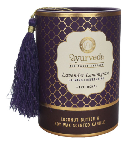 Vela Aromática Lavanda Y Lemongrass