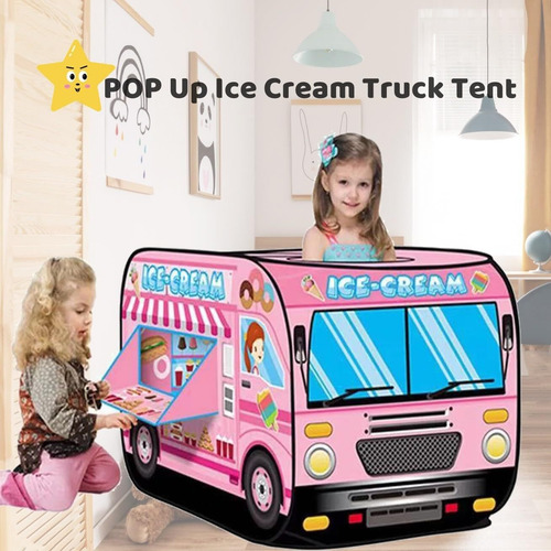 Carpa Camión De Helados,para Niños Pop Up Con Bolsa