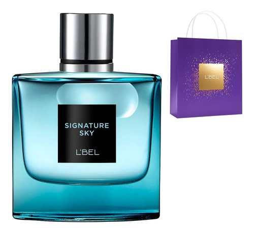 Perfume Signature Sky L´bel 100ml Herbal Lavanda Cedro