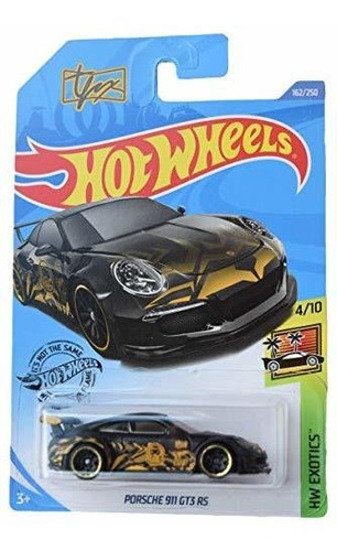 Hot Wheels Porsche 911 Gt3 Rs 162/250, Negro