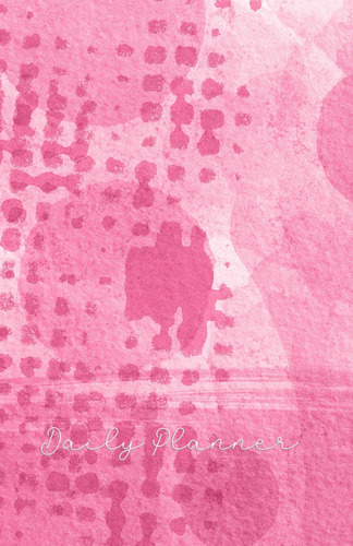 Libro: Hot Pink Abstract, Daily Undated Planner, To Do List,
