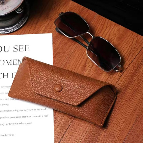 Funda De Gafas Antipresión, Bolsa De Piel Sintética Para Muj