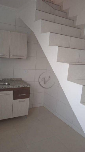 Imagem 14 de 22 de Cobertura Com 2 Dormitórios Para Alugar, 110 M² Por R$ 1.800,00/mês - Vila Lucinda - Santo André/sp - Co0853