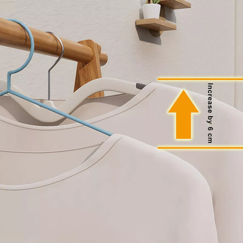 Q0q Colgador De Ropa Duradero Y Grueso De Cuello Corto, 20