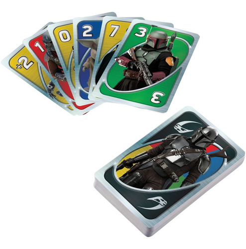 Uno Mandalorian, Juego De Cartas, Emoción Galáctica