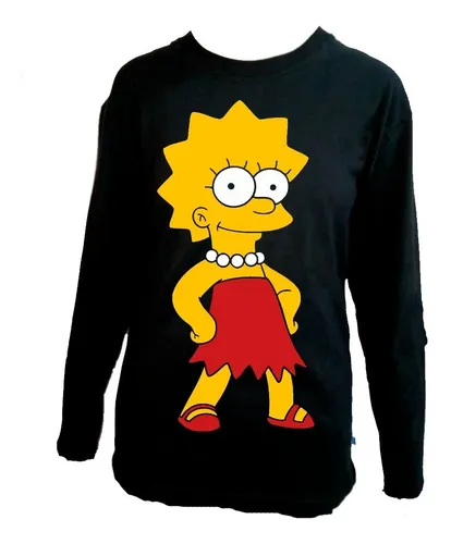 Remera Ni os Manga Larga Algod n The Simpson Lisa Simpson