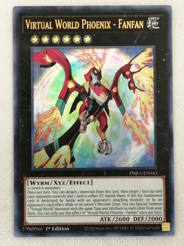 Ultra Xyz Yugioh Virtual World Phoenix - Fanfan