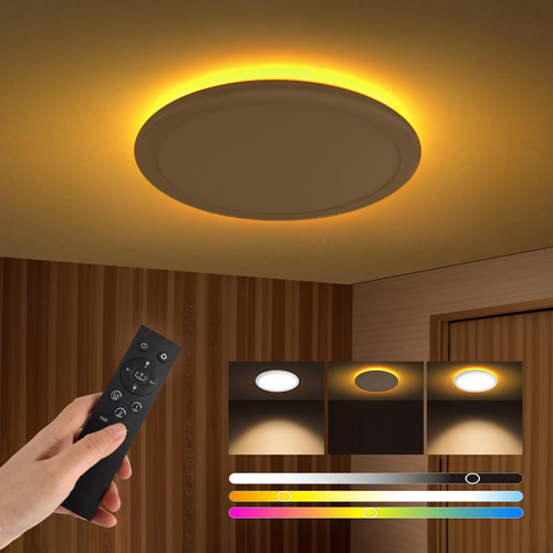 Lampara Techo Led Luz Nocturna Lumene Regulabl Dormitorio