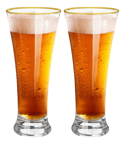 Set 2 Vasos Curve Beer Glasso Loi Chile