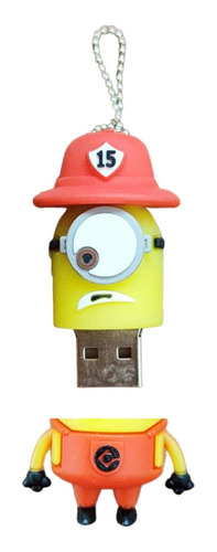 Pendrive Minion Bombero 1 Ojo 32gb Usb 3.0