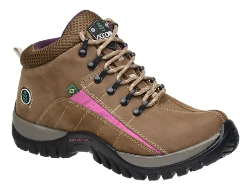 Coturno Boot Adventure Feminino Couro Nobuck Parcelamento sem juros