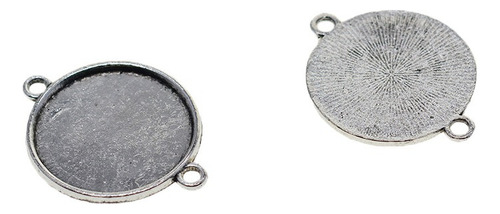 Tg Lote De 100, Bisel De Camafeo Liso En Blanco 16 Mm + 18